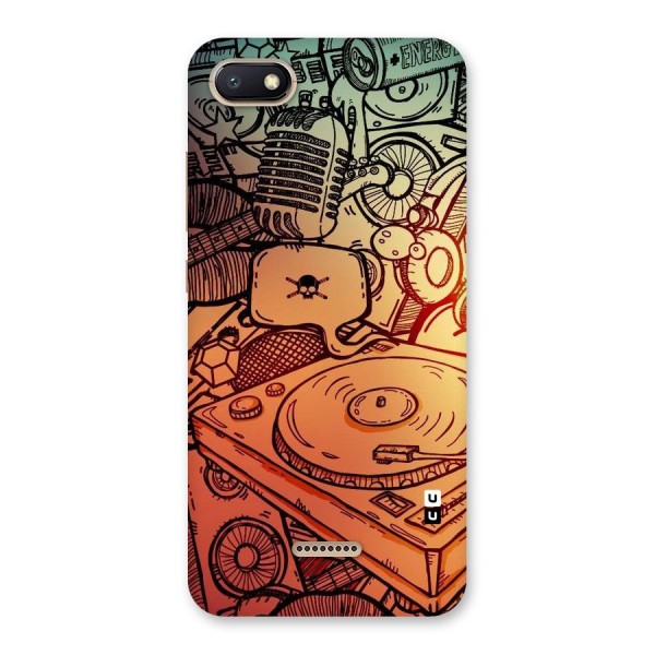 Vinyl Design Back Case for Redmi 6A