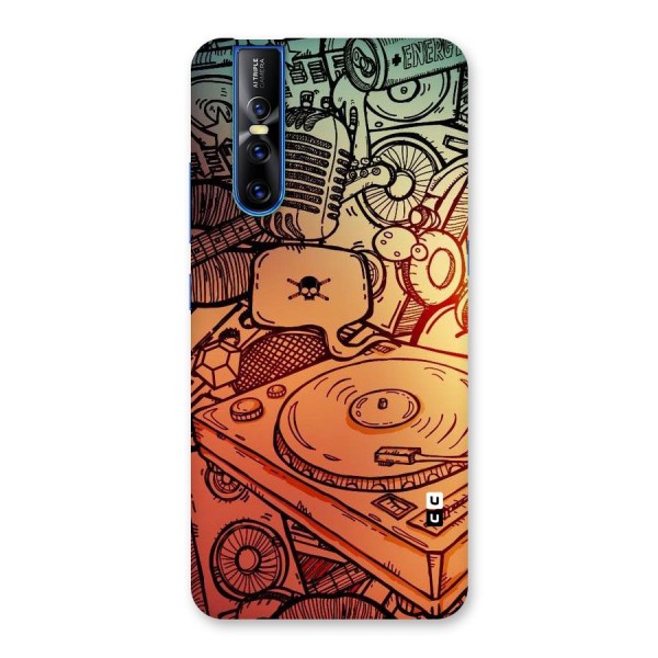 Vinyl Design Back Case for Vivo V15 Pro