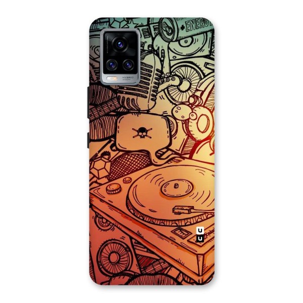 Vinyl Design Back Case for Vivo V20 Pro