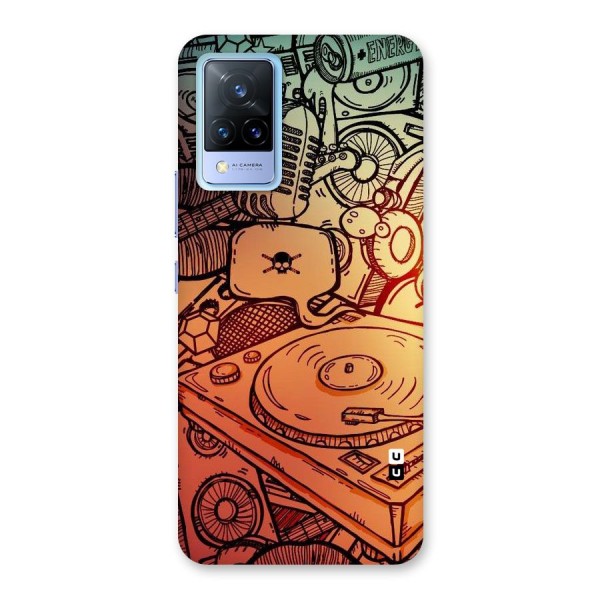 Vinyl Design Back Case for Vivo V21 5G