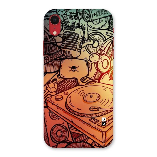 Vinyl Design Back Case for iPhone XR