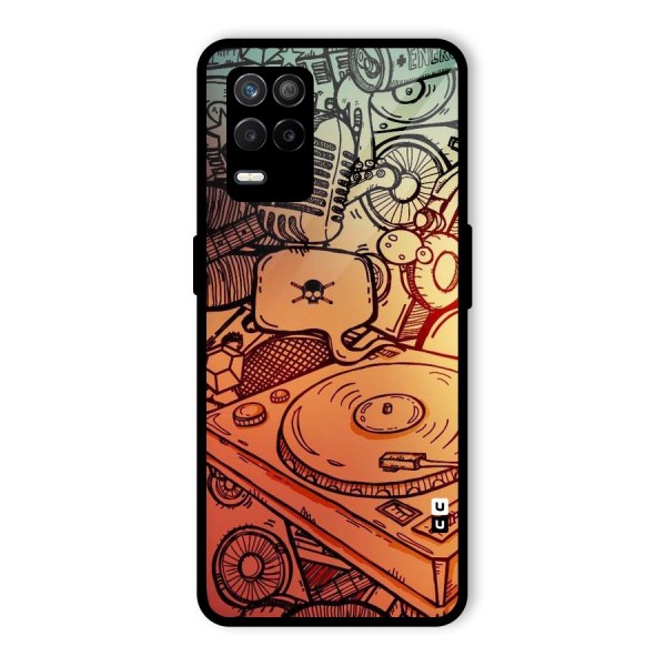 Vinyl Design Glass Back Case for Realme 9 5G