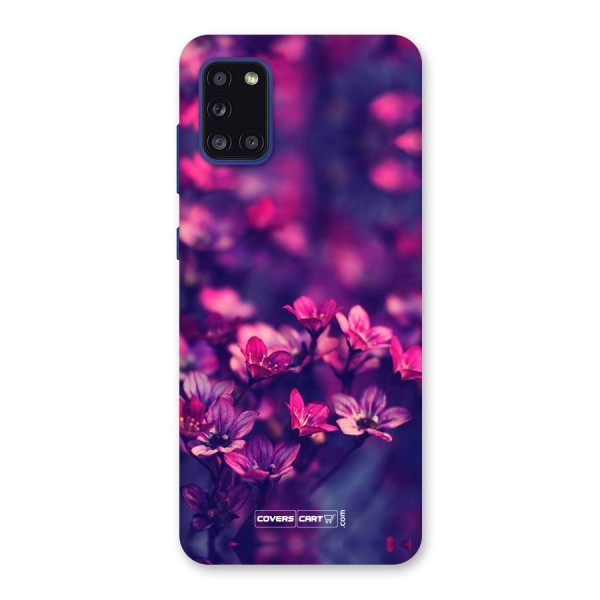 Violet Floral Back Case for Galaxy A31