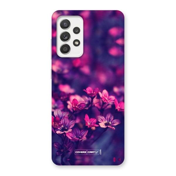 Violet Floral Back Case for Galaxy A52