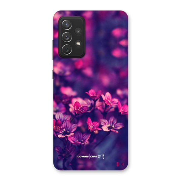 Violet Floral Back Case for Galaxy A72