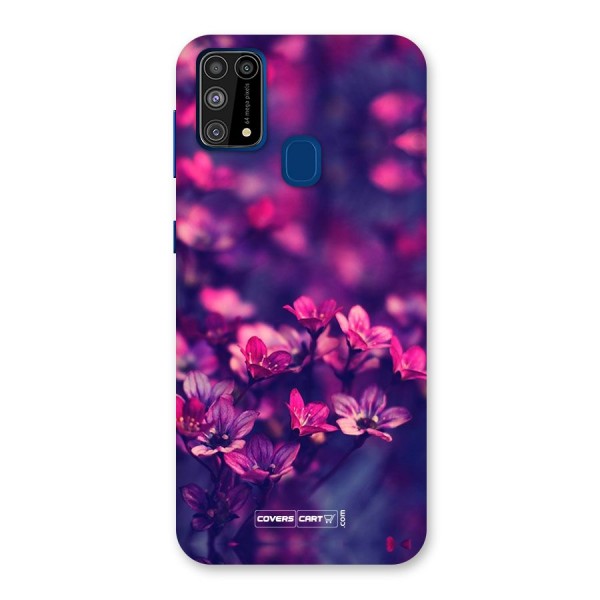 Violet Floral Back Case for Galaxy F41