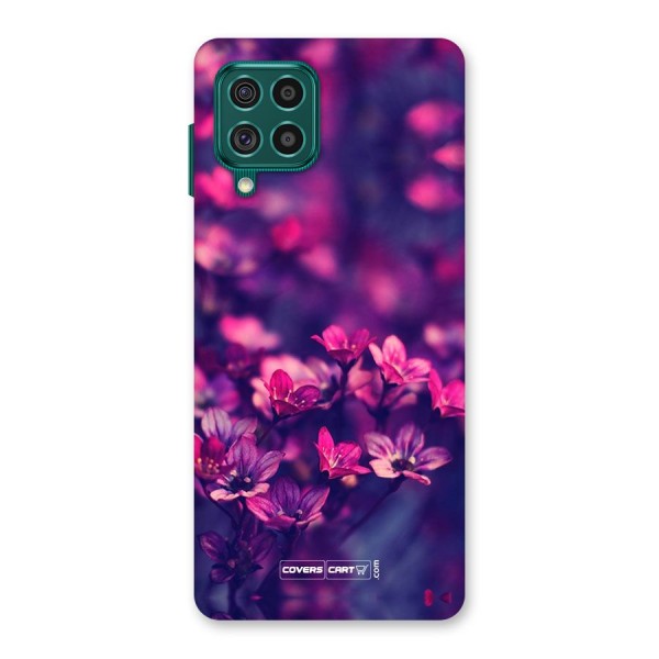 Violet Floral Back Case for Galaxy F62