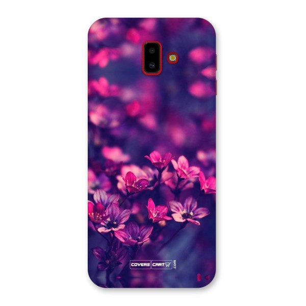 Violet Floral Back Case for Galaxy J6 Plus