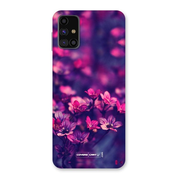 Violet Floral Back Case for Galaxy M31s