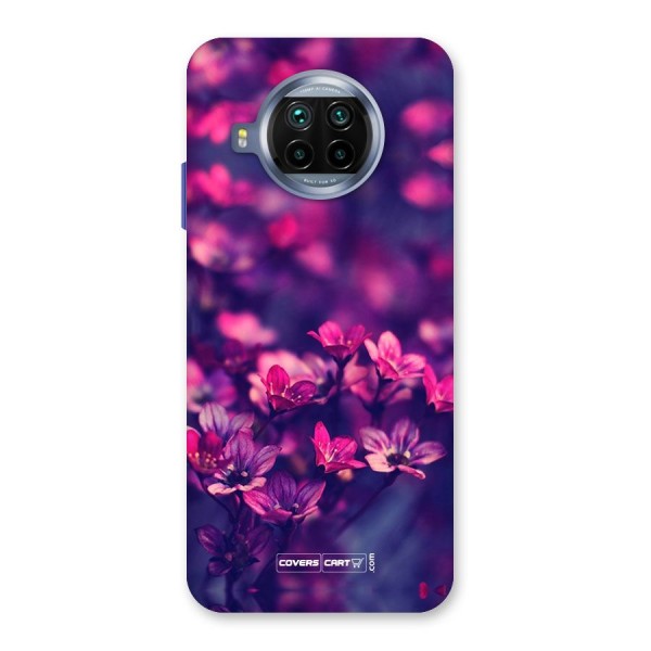 Violet Floral Back Case for Mi 10i