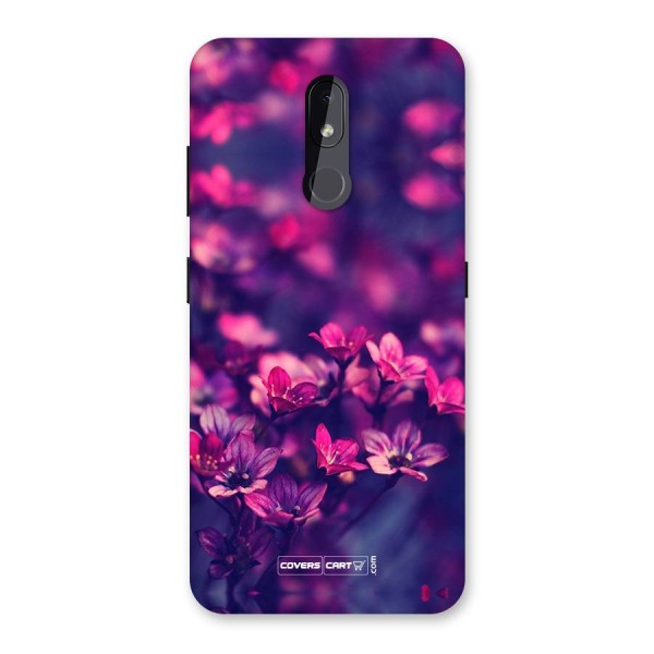 Violet Floral Back Case for Nokia 3.2