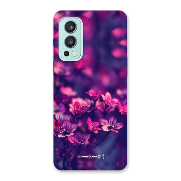 Violet Floral Back Case for OnePlus Nord 2 5G
