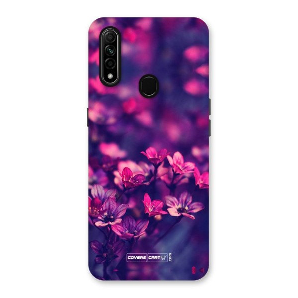 Violet Floral Back Case for Oppo A31