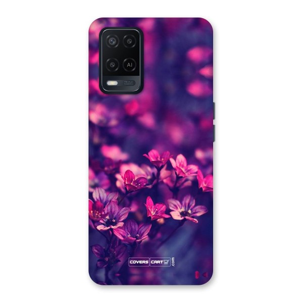 Violet Floral Back Case for Oppo A54