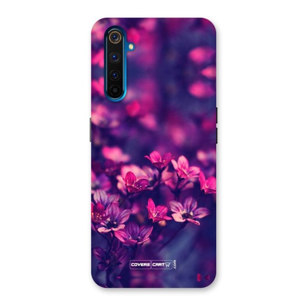 Violet Floral Back Case for Realme 6 Pro