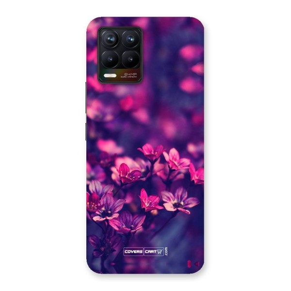 Violet Floral Back Case for Realme 8