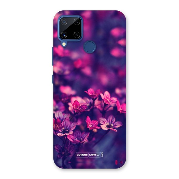 Violet Floral Back Case for Realme C12