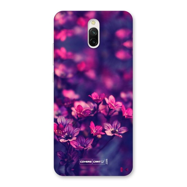 Violet Floral Back Case for Redmi 8A Dual