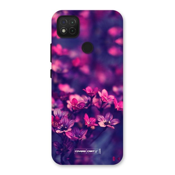 Violet Floral Back Case for Redmi 9