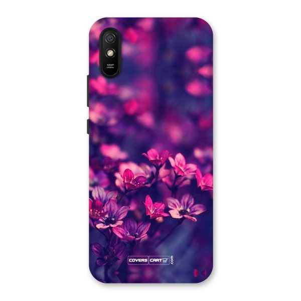 Violet Floral Back Case for Redmi 9i