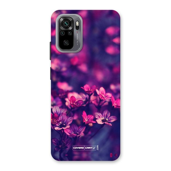 Violet Floral Back Case for Redmi Note 10