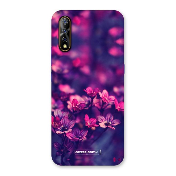 Violet Floral Back Case for Vivo Z1x