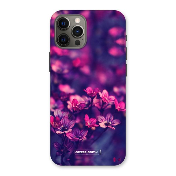 Violet Floral Back Case for iPhone 12 Pro Max