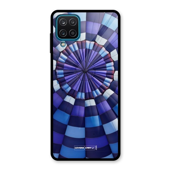 Violet Wonder Glass Back Case for Galaxy A12