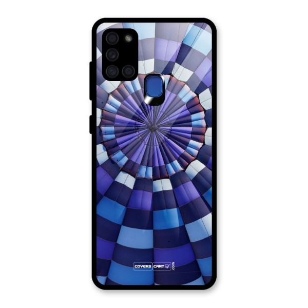 Violet Wonder Glass Back Case for Galaxy A21s