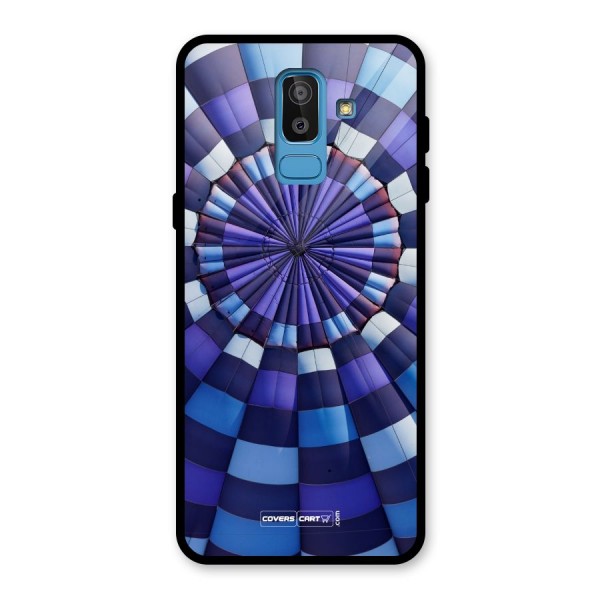 Violet Wonder Glass Back Case for Galaxy J8