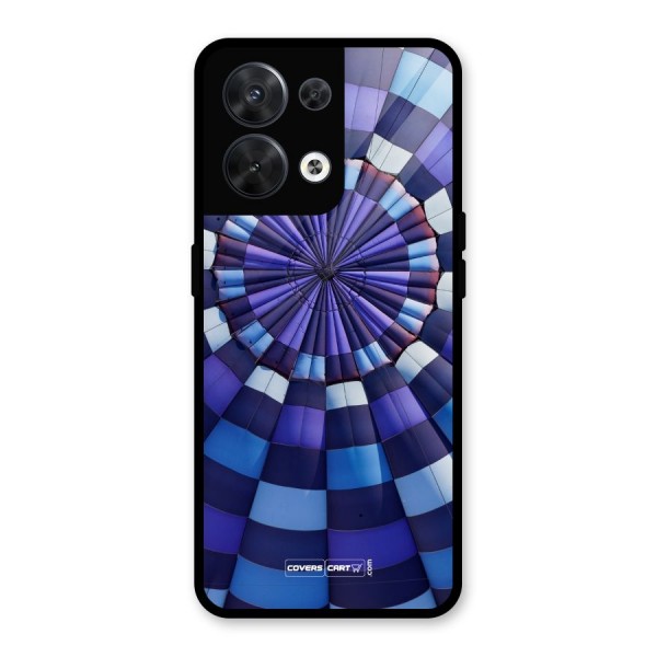 Violet Wonder Glass Back Case for Oppo Reno8 5G