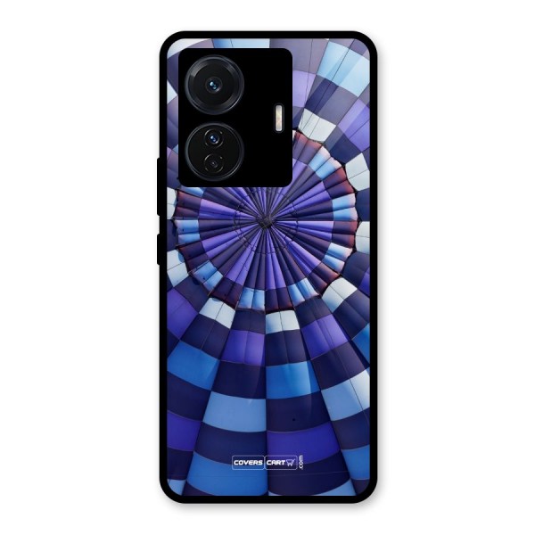 Violet Wonder Glass Back Case for Vivo T1 Pro