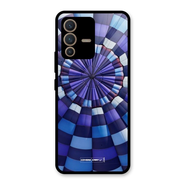 Violet Wonder Glass Back Case for Vivo V23 5G