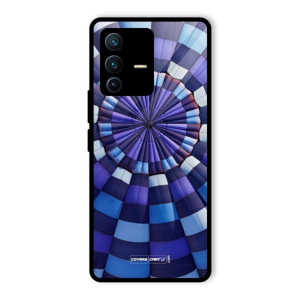 Violet Wonder Glass Back Case for Vivo V23 Pro