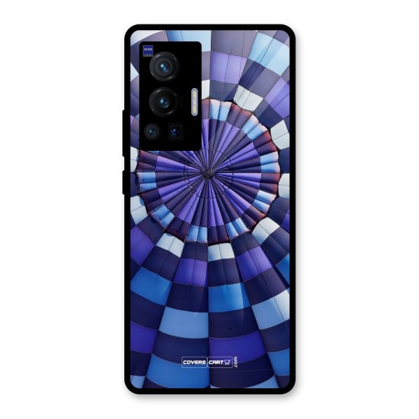 Violet Wonder Glass Back Case for Vivo X70 Pro