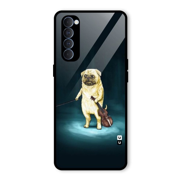 Violin Master Glass Back Case for Oppo Reno4 Pro