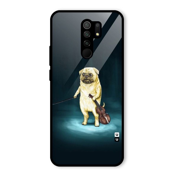 Violin Master Glass Back Case for Redmi 9 Prime