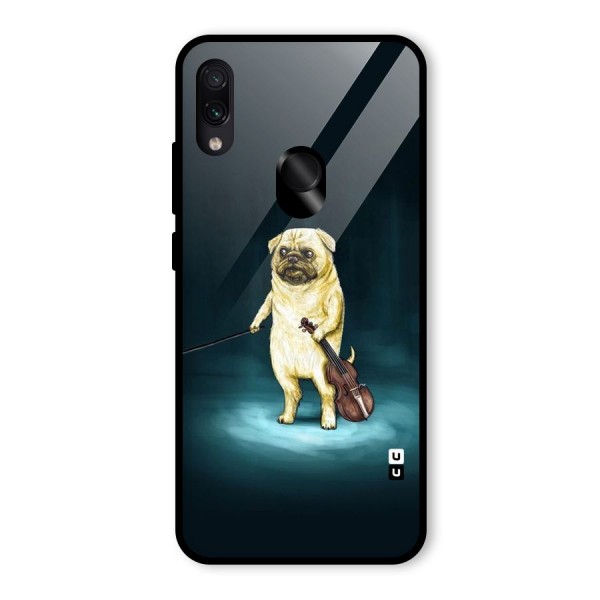 Violin Master Glass Back Case for Redmi Note 7