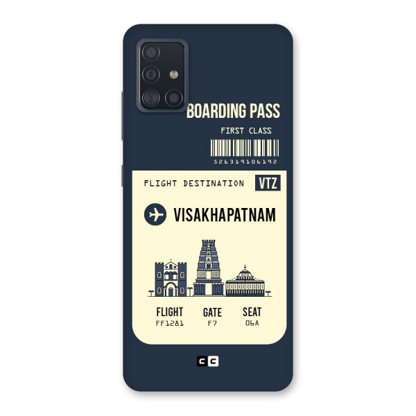 Vishakapatnam Boarding Pass Back Case for Galaxy A51