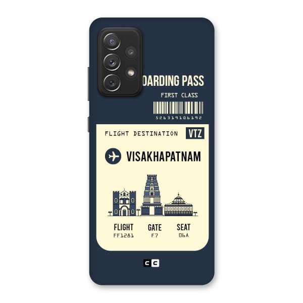 Vishakapatnam Boarding Pass Back Case for Galaxy A72