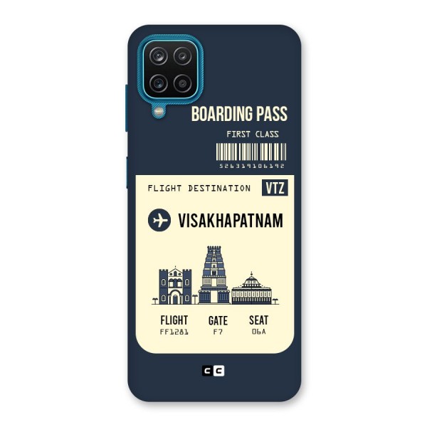 Vishakapatnam Boarding Pass Back Case for Galaxy F12