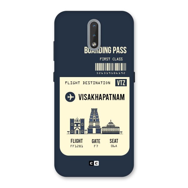 Vishakapatnam Boarding Pass Back Case for Nokia 2.3