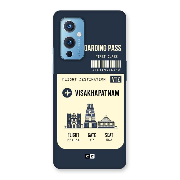 Vishakapatnam Boarding Pass Back Case for OnePlus 9