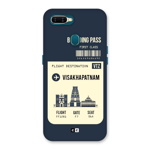 Vishakapatnam Boarding Pass Back Case for Oppo A7