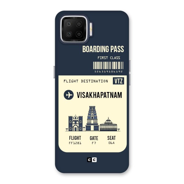 Vishakapatnam Boarding Pass Back Case for Oppo F17