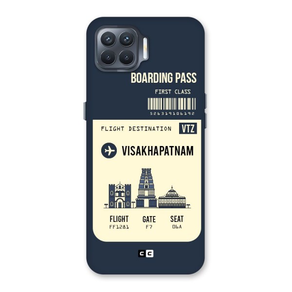 Vishakapatnam Boarding Pass Back Case for Oppo F17 Pro