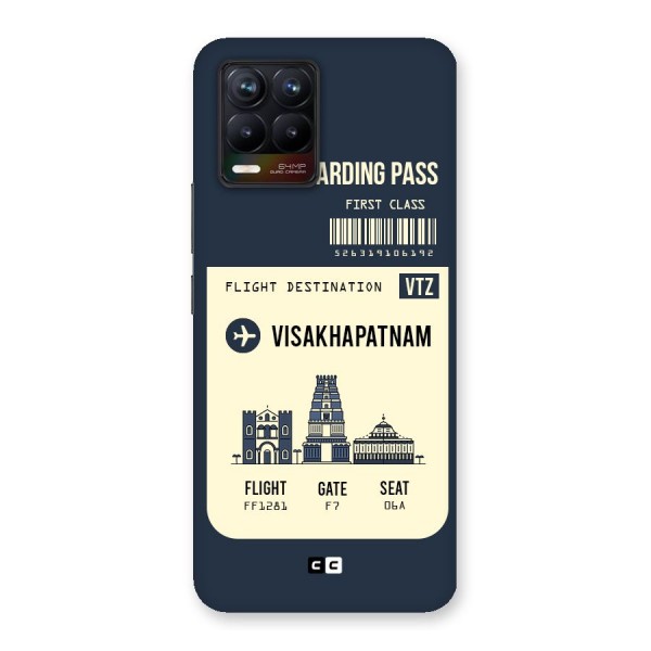 Vishakapatnam Boarding Pass Back Case for Realme 8