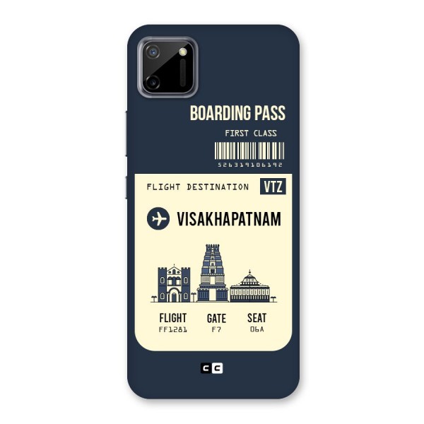 Vishakapatnam Boarding Pass Back Case for Realme C11