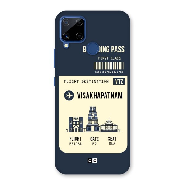 Vishakapatnam Boarding Pass Back Case for Realme C12