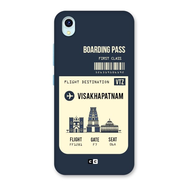 Vishakapatnam Boarding Pass Back Case for Vivo Y1s